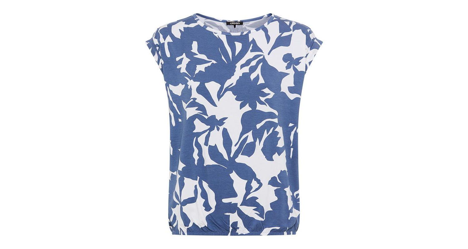 Women's Abstract Floral T-Shirt