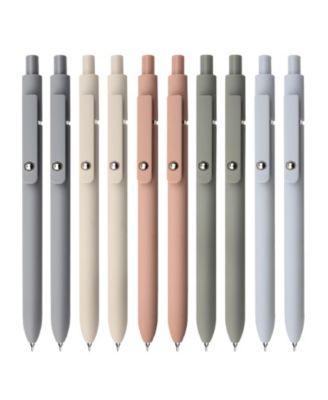 Morandi Gel Pens Retractable Fine Point Journaling Gifts 10pcs