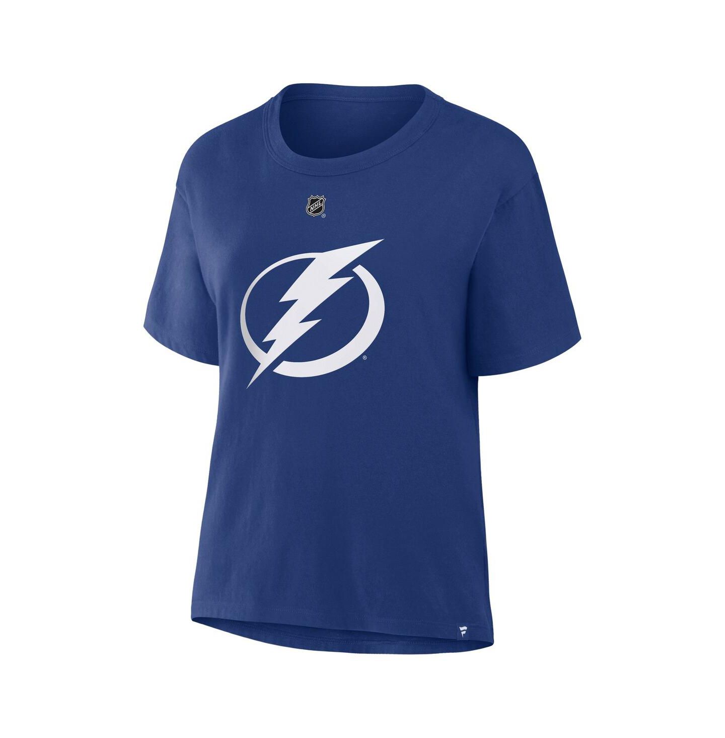 Женская футболка Fanatics Nikita Kucherov Blue Tampa Bay Lightning Authentic Stack Name & Number — фото 3