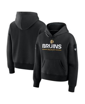 Women's Black Boston Bruins Authentic Pro Primary Pullover Hoodie