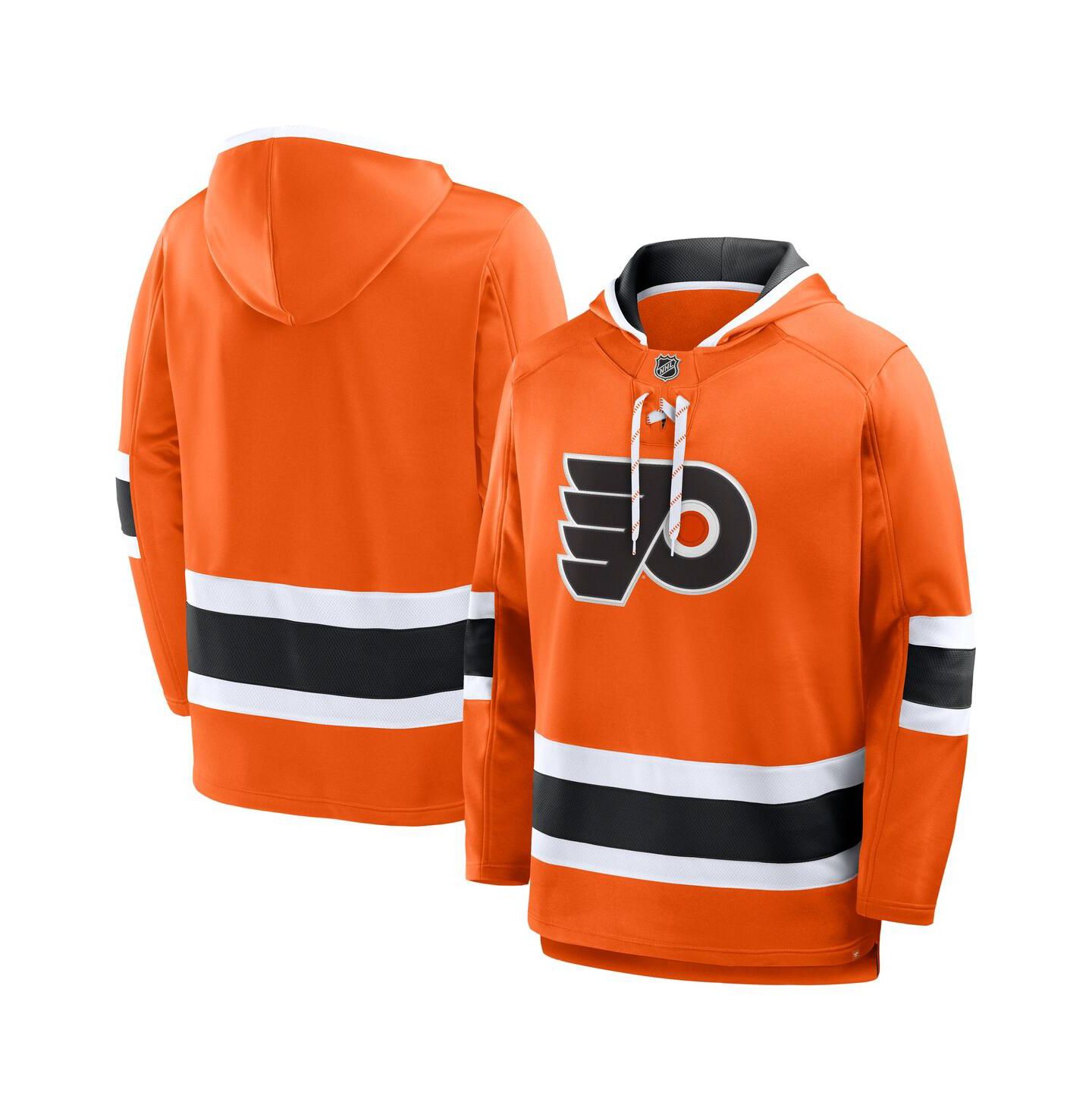 Мужское худи Fanatics Orange Philadelphia Flyers Prime Time Fleece — фото 1