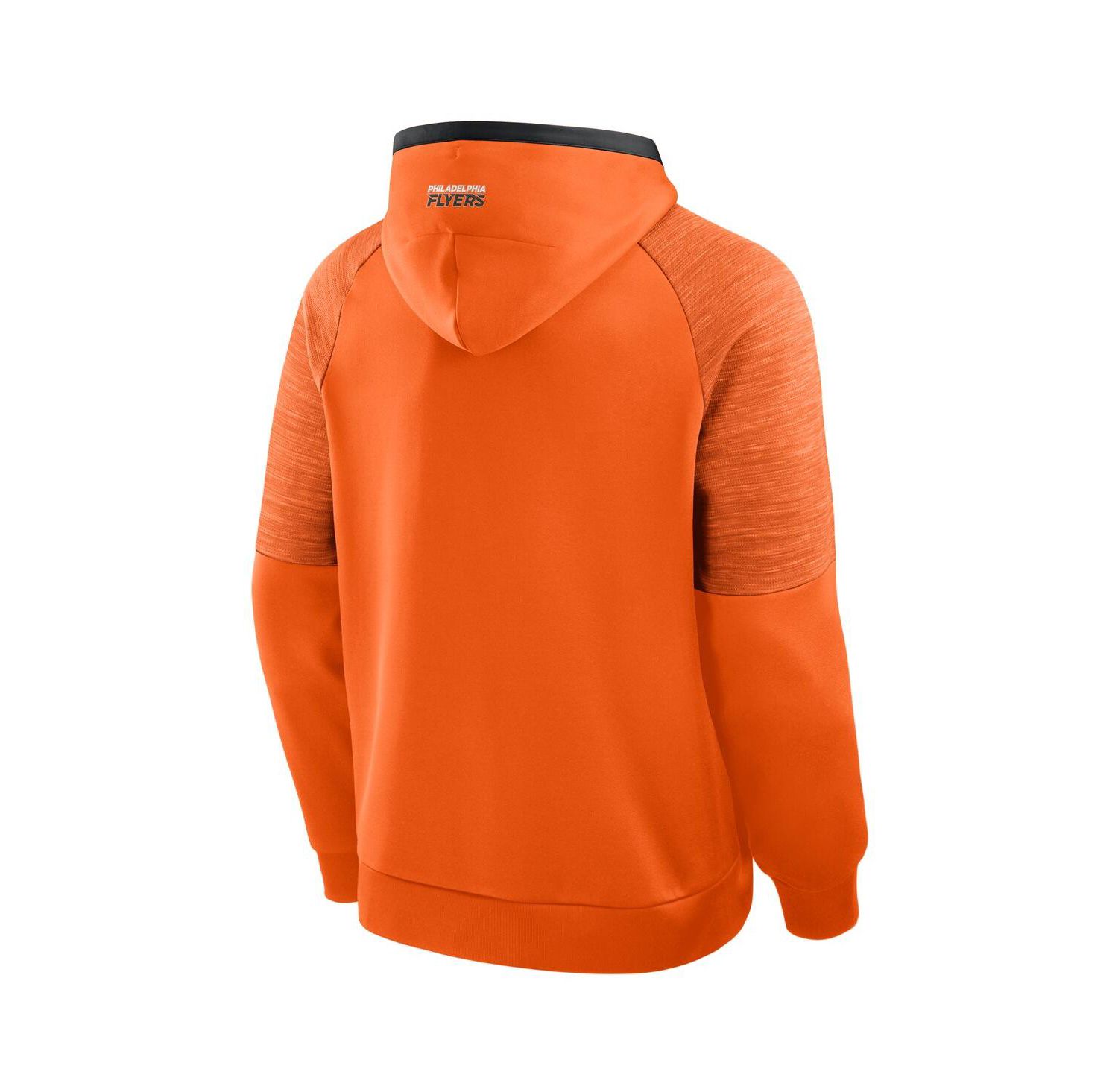 Men's Orange Philadelphia Flyers Goaltender Defender Pullover Hoodie