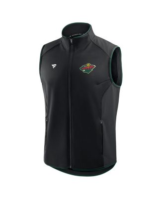 Fanatics Men's Black Minnesota Wild Authentic Pro Rink Full-Zip