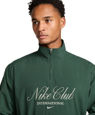 Nike Men's Club Half-Zip Track Jacket - Macy's