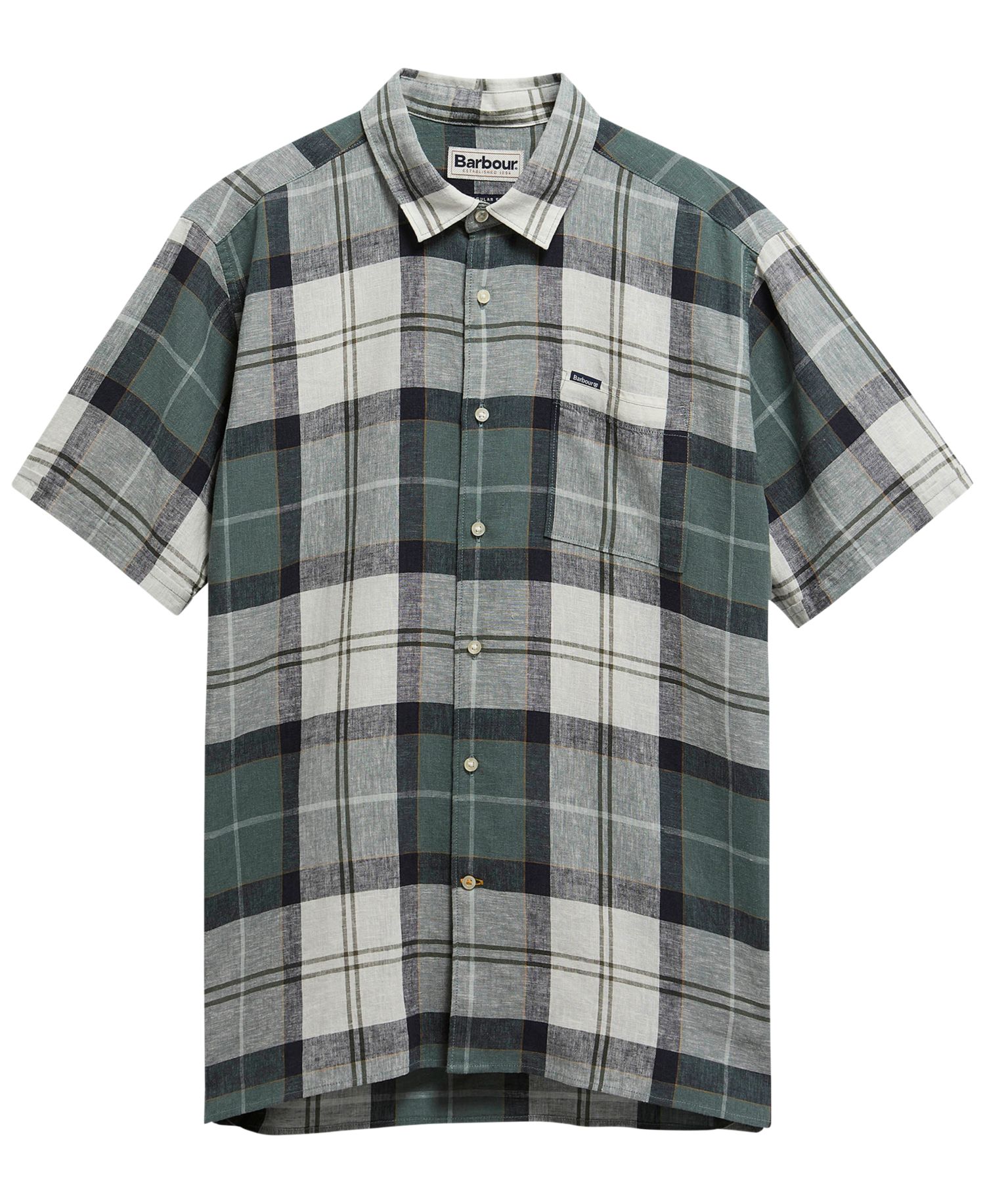Men's Croft Tartan Regular-Fit Short-Sleeve Shirt