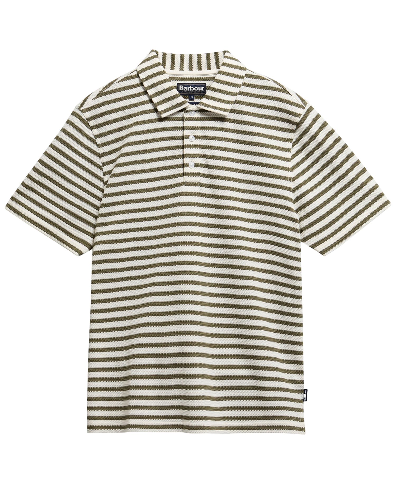 Men's Farlam Striped Cotton Polo Shirt