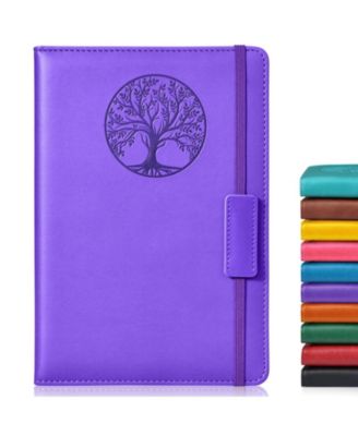 Lined Journal Notebook Hardcover Leather Ruled Writing Diary