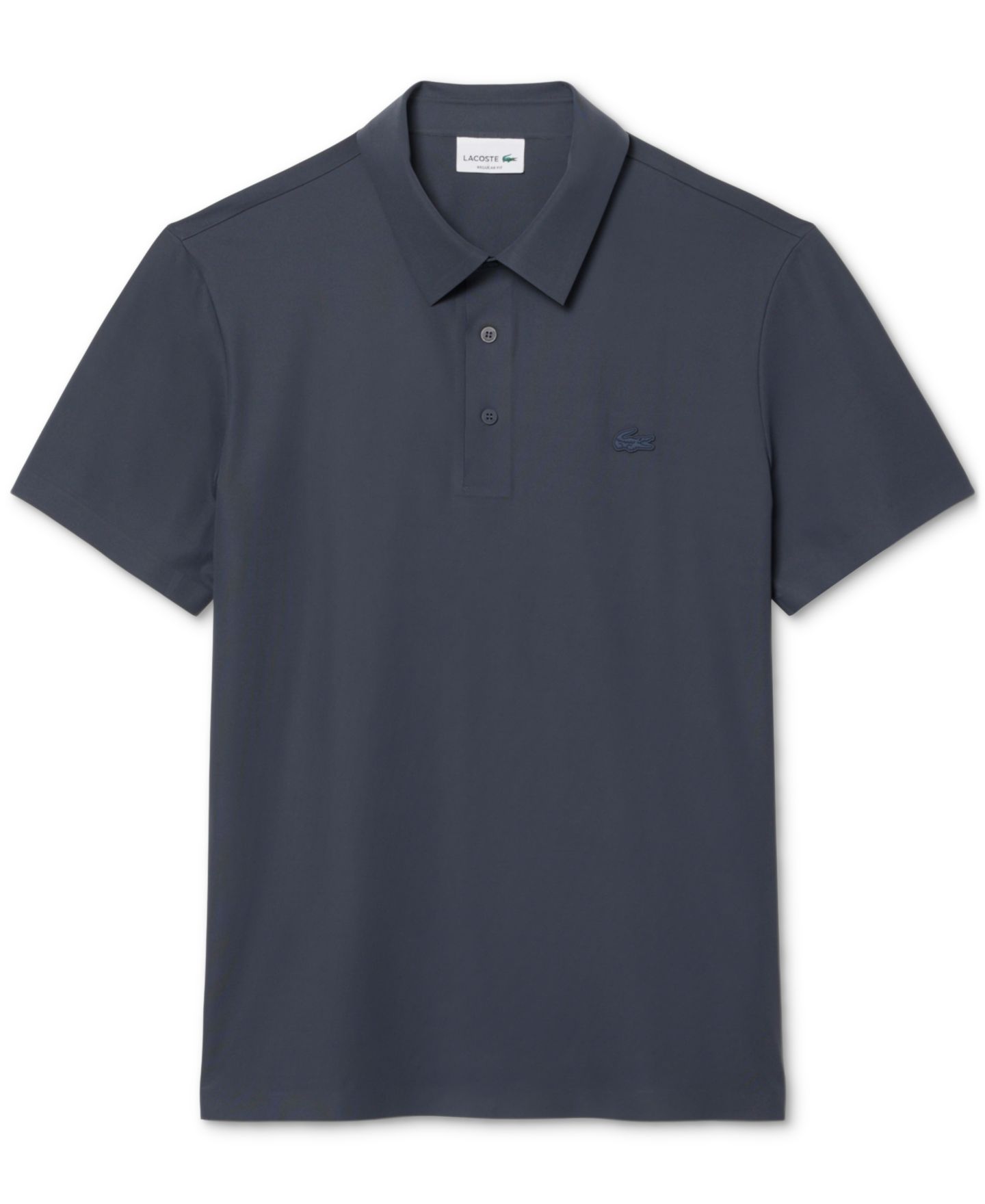 Мужское поло Lacoste Commuter Regular-Fit Polo Shirt, цвет: Графитовый — фото 5