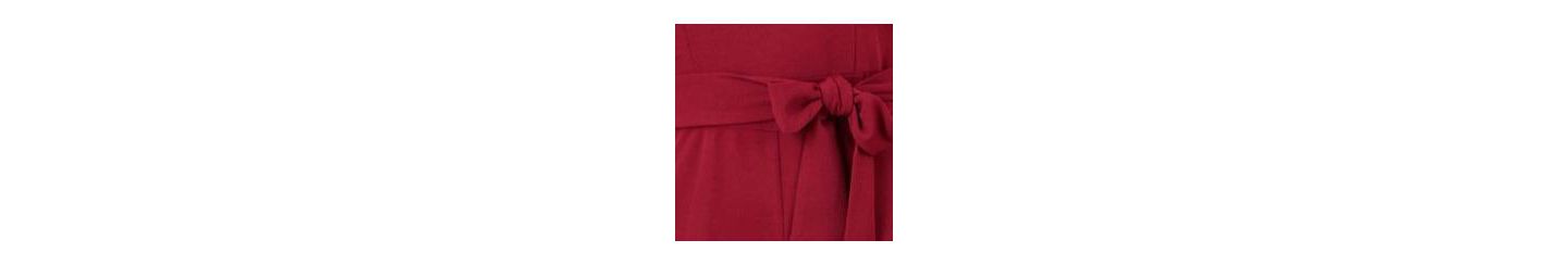 Женский комбинезон Yumi Cross Over Halter Neck Jumpsuit, цвет: Бордовый — фото 7