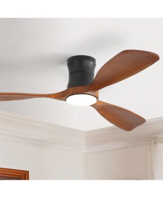 48-inch Modern 3-Blade Ceiling Fan with Light and Remote Control