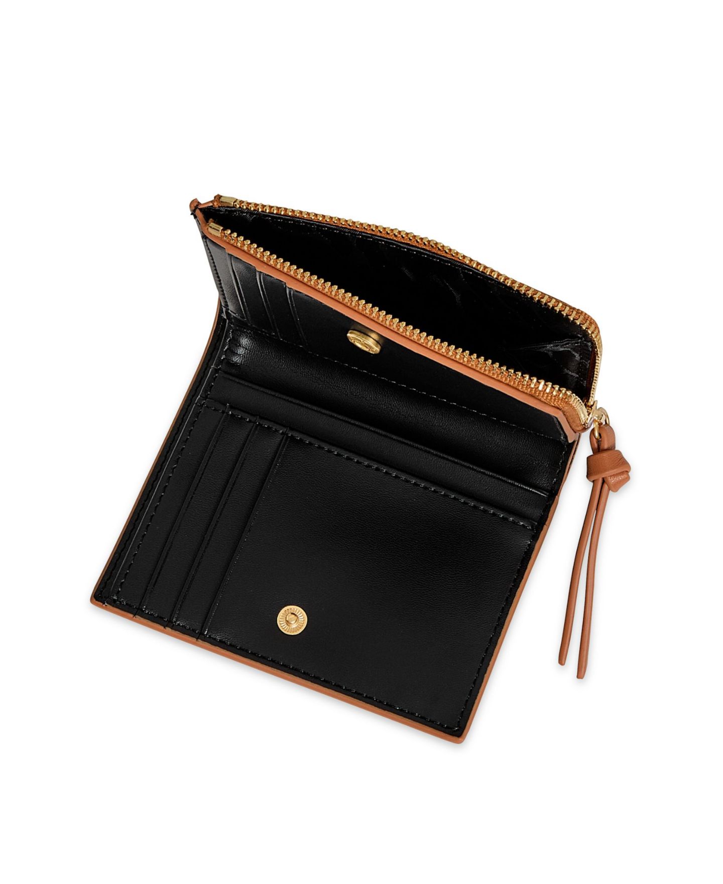 Женский кошелёк Rebecca Minkoff Megan Slim Mini Cabachon Studs Wallet, цвет: Caramello — фото 4