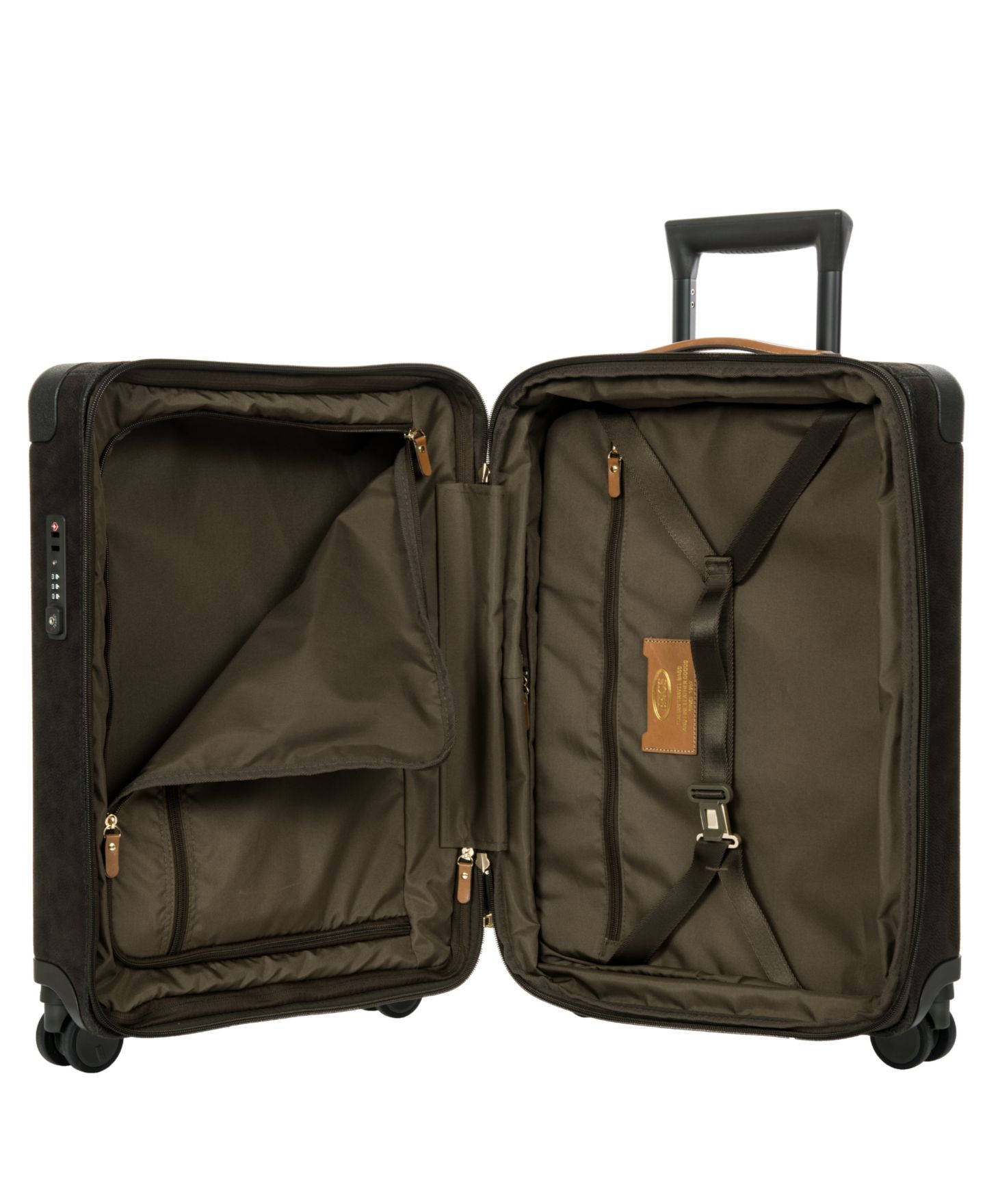 Чемодан Bric's Life Carry-On Hybrid Expandable Spinner, цвет: Оливковый — фото 5