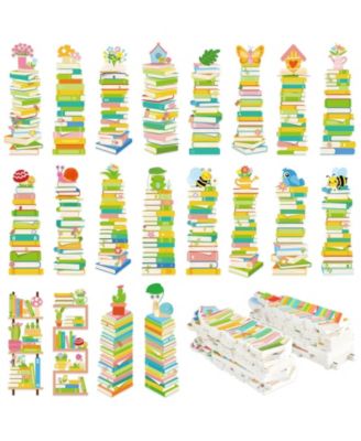 Spring Bookshelf Bookmarks Bulk 20 Styles