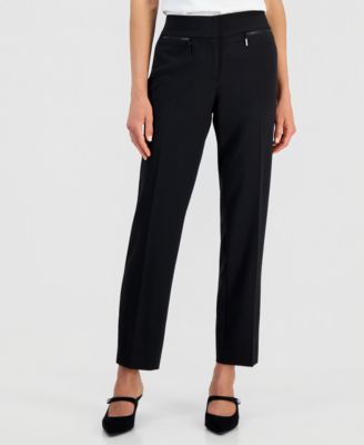 Women's Ava Straight-Leg Zip-Pocket Pants 