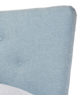 Closeout! Jerell Modern Queen Linen Platform Bed