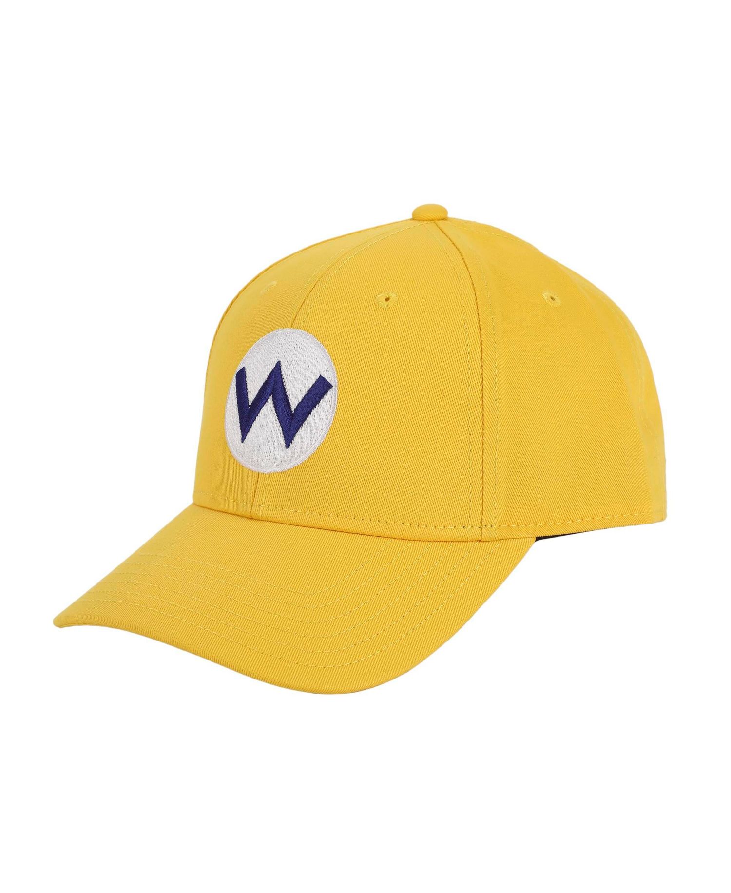 Men's Wario Embroidery Cotton Twill B2 Structured Baseball Cap Traditional Adjustable