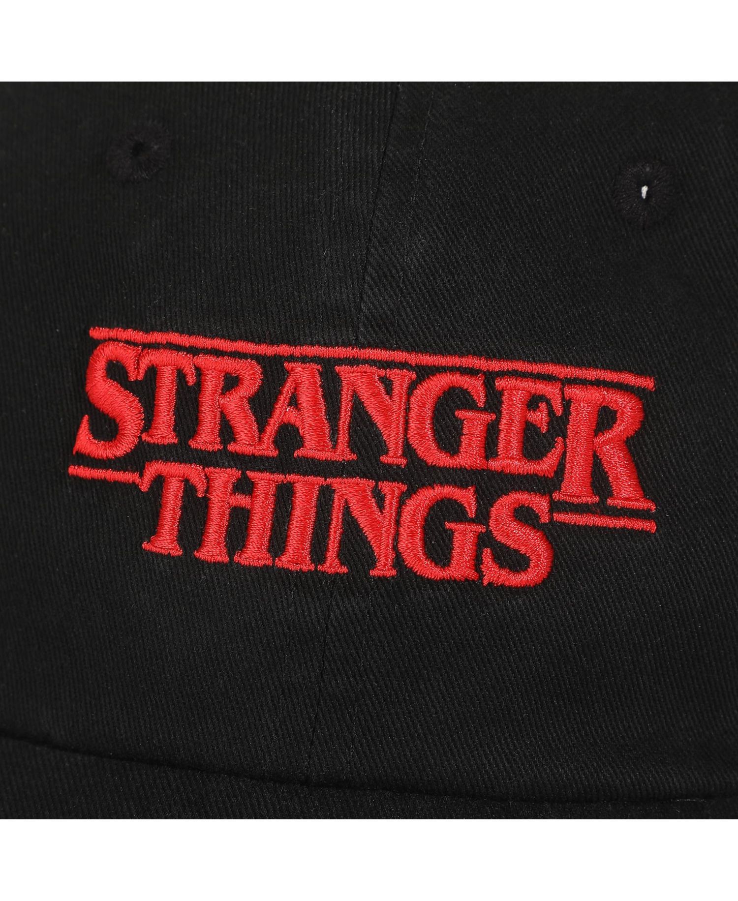 Men's Logo Black Unstructured Baseball Cap.