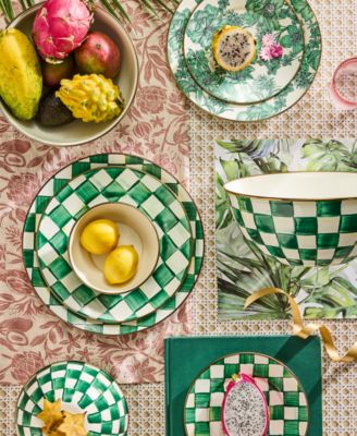 Emerald Check Dinnerware & Serveware Collection 