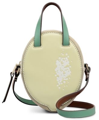 Riviera Leather Zip-Top Mini Crossbody Handbag