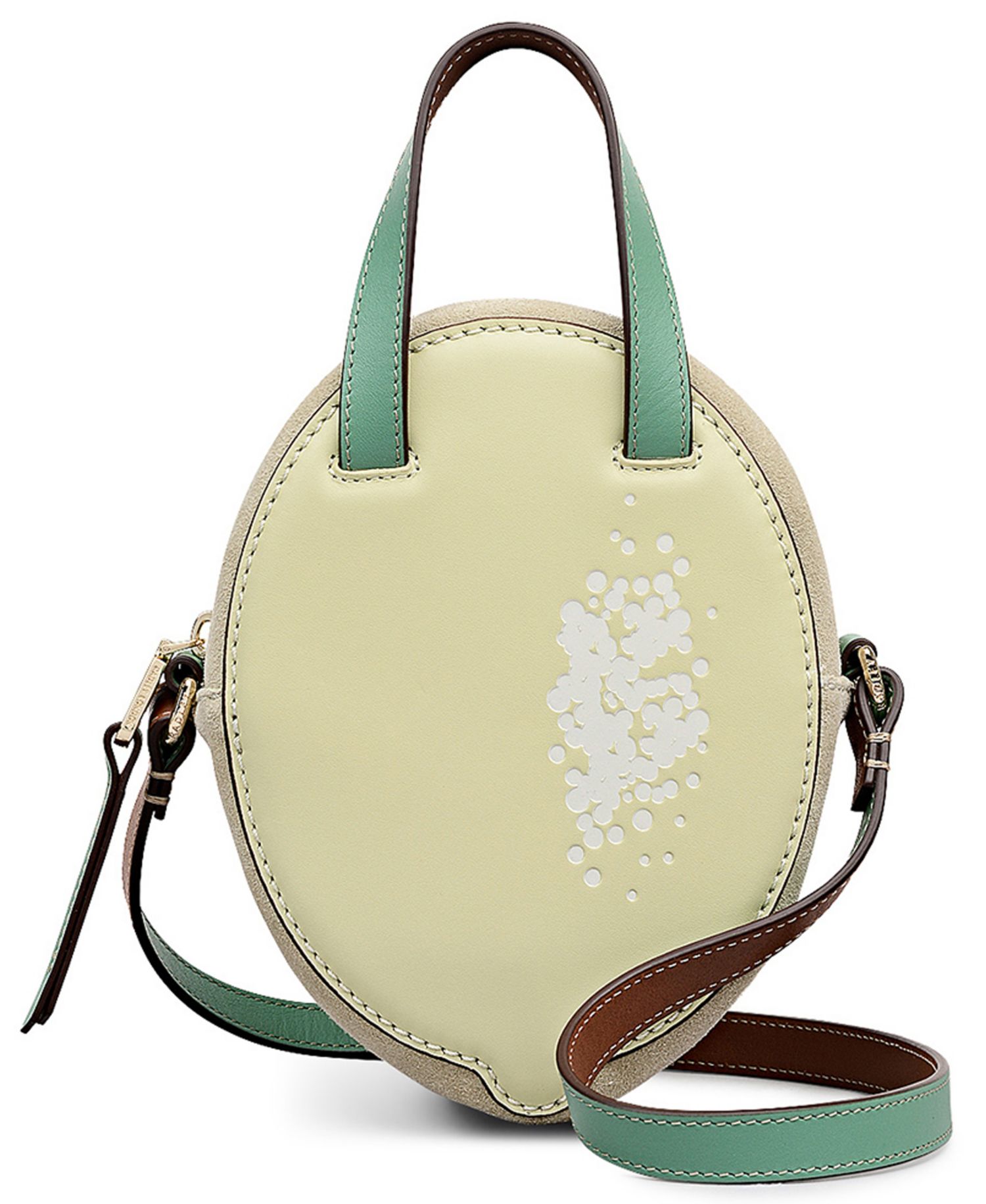 Riviera Leather Zip-Top Mini Crossbody Handbag