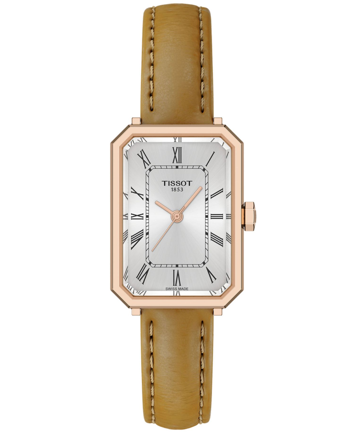 Women's Rectangular Silver Stainless Steel Watch 21.8mm