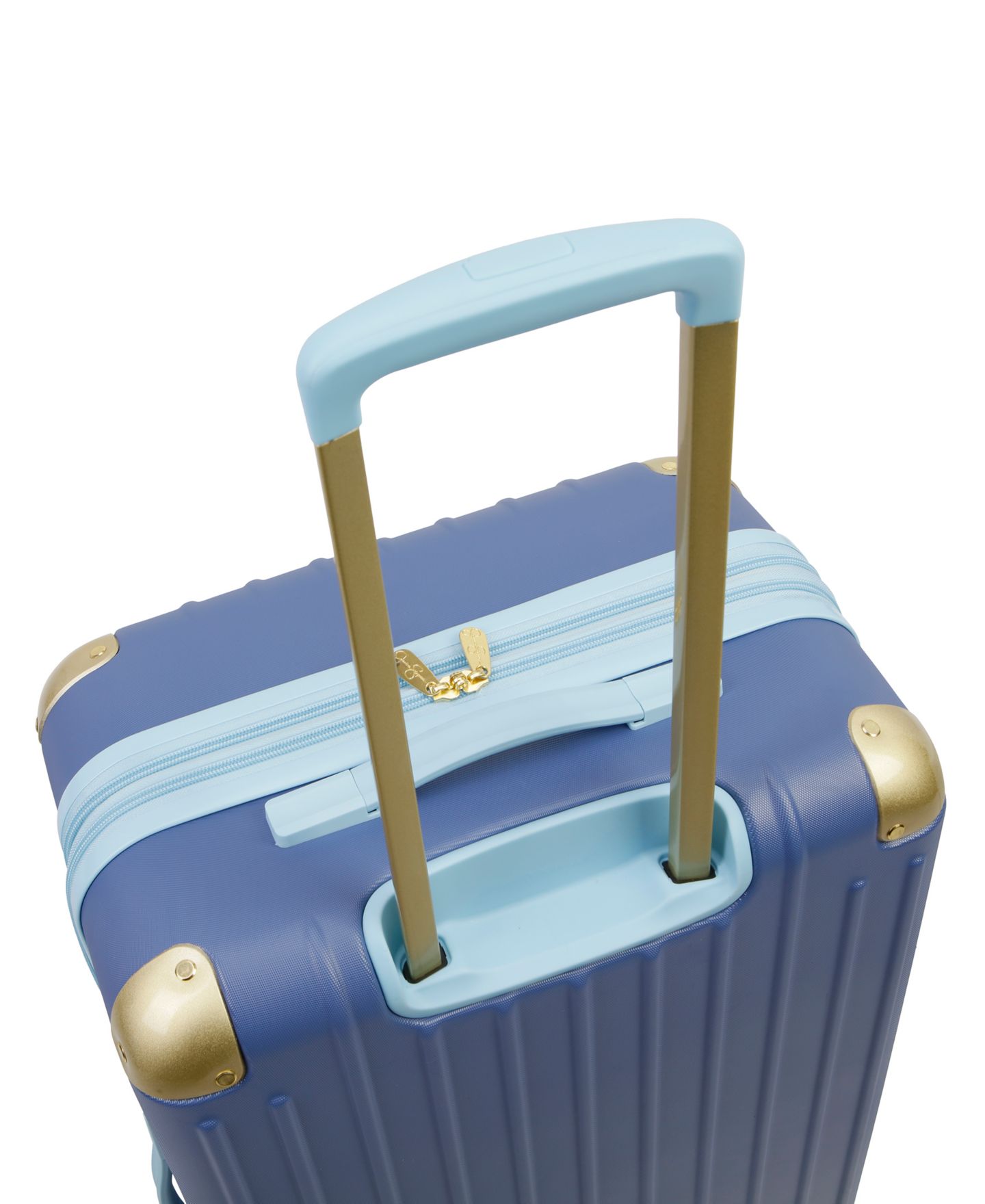 Чемоданы Jessica Simpson Sag Harbor 3 Piece Hardside Spinner Luggage Set, цвет: Синий — фото 24