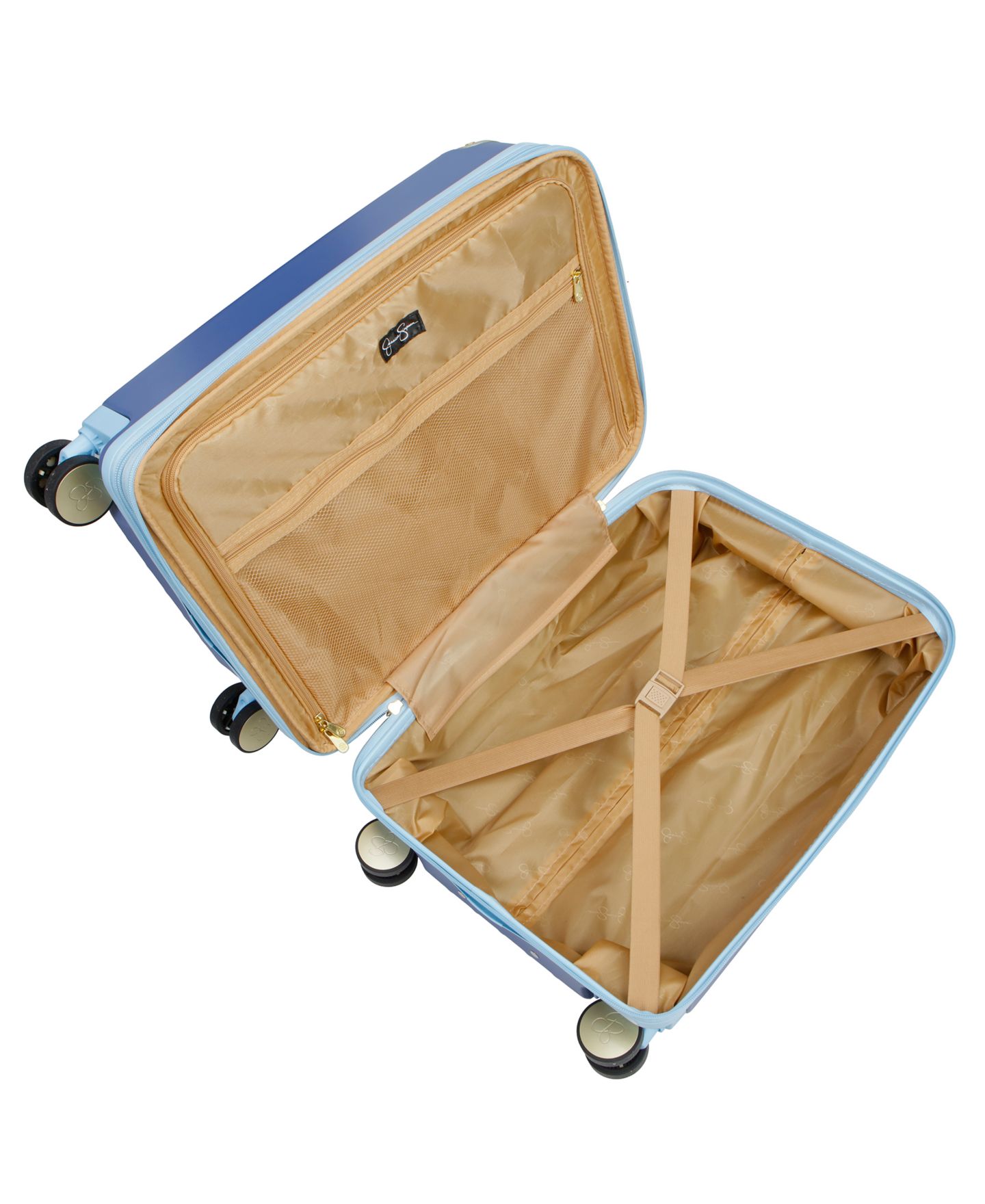 Чемоданы Jessica Simpson Sag Harbor 3 Piece Hardside Spinner Luggage Set, цвет: Синий — фото 32