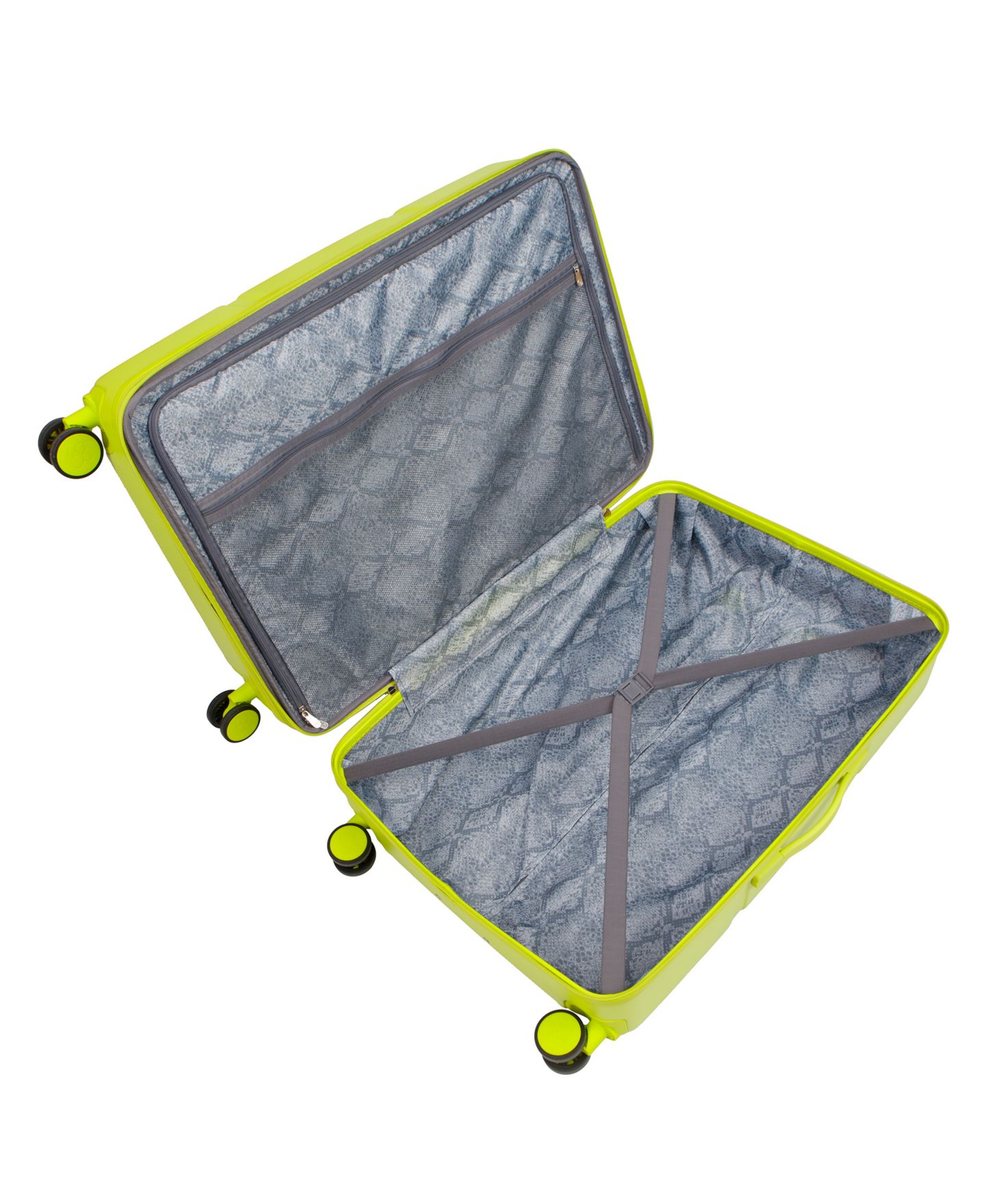 Чемоданы Jessica Simpson Sydney 3 Piece Hardside Spinner Luggage Set, цвет: Limeade — фото 31