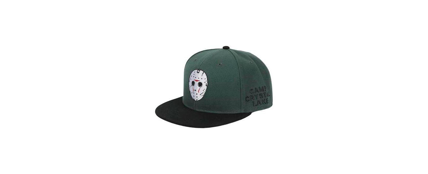 Men's Jason Mask Traditional Snapback Cap