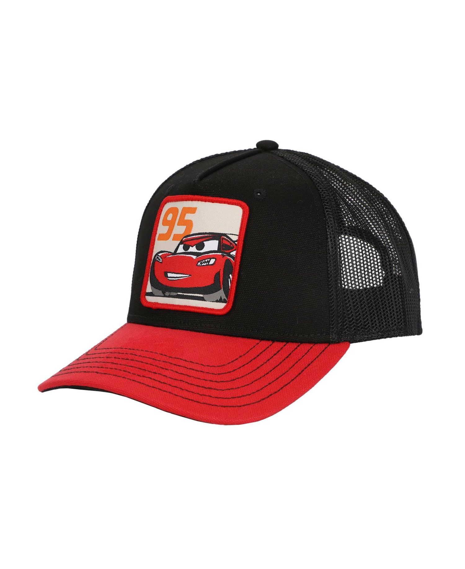 Men's Mcqueen Woven Patch Canvas And Mesh B5 Trucker