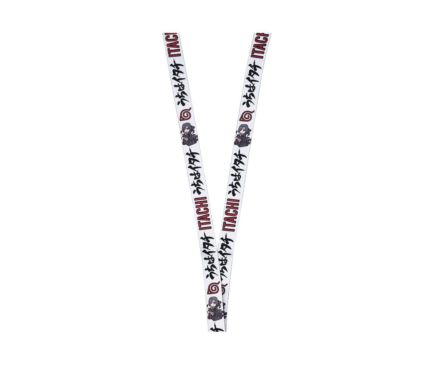 Женский брелок Naruto Itachi Uchiha Lanyard with Clear ID Sleeve and Keychain, цвет: Разноцветный — фото 7