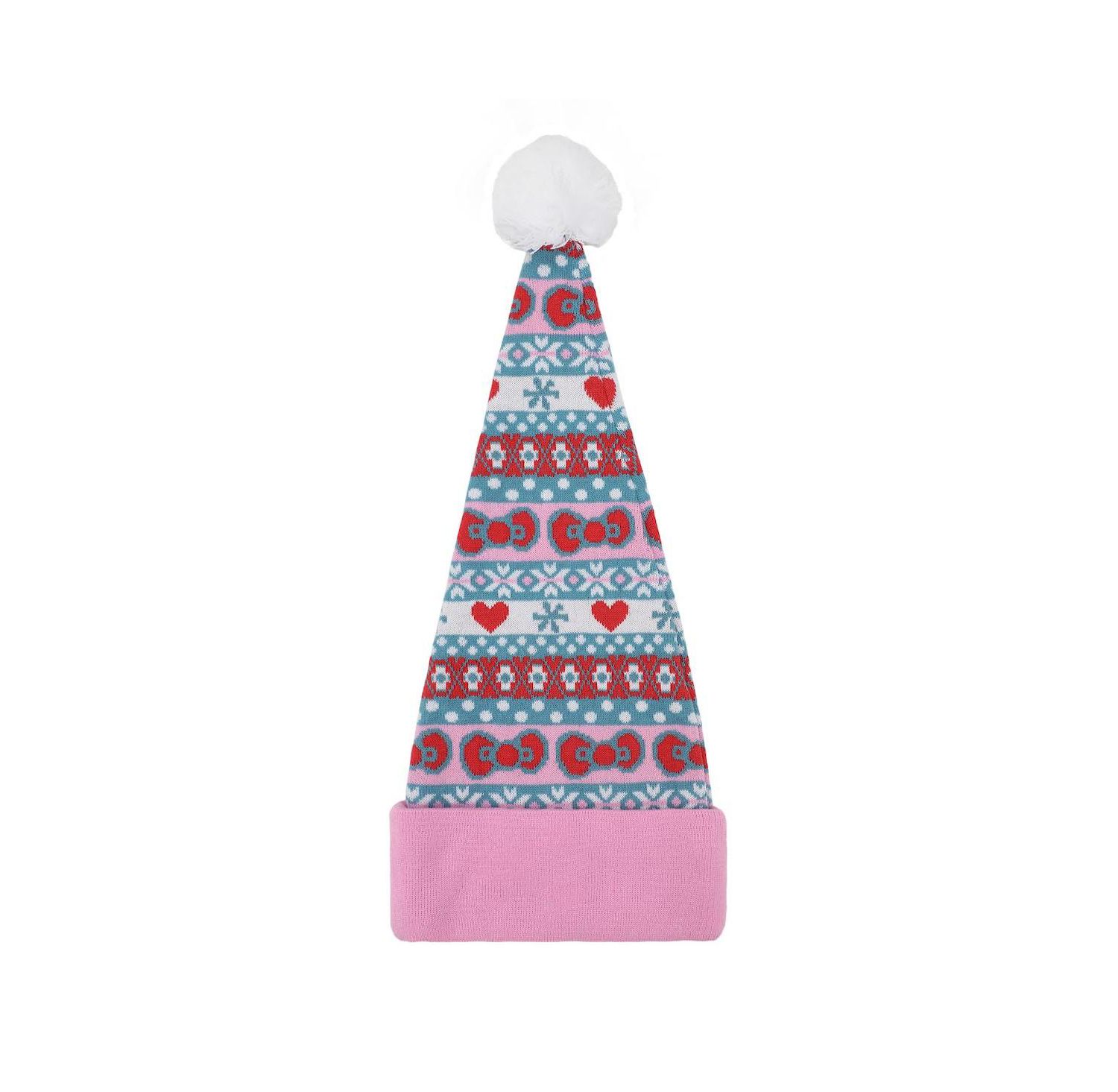 Men's Holiday Pattern Santa Hat