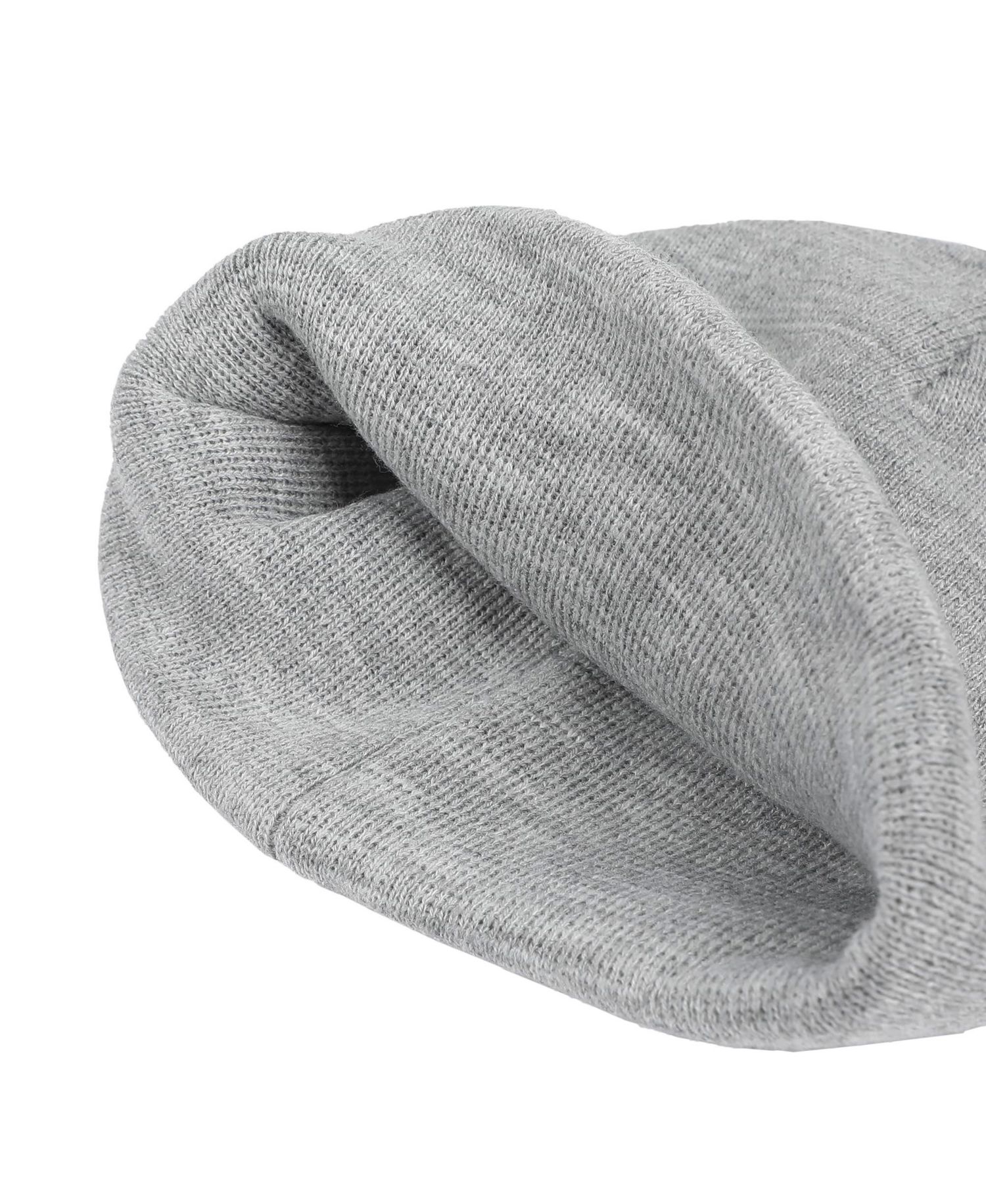 Men's Dungeons and Dragons Ampersand Logo Embroidery Heather Gray Acrylic Knit Cuff Beanie