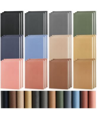 A5 PU Leather Soft Cover Ruled Writing Notebook