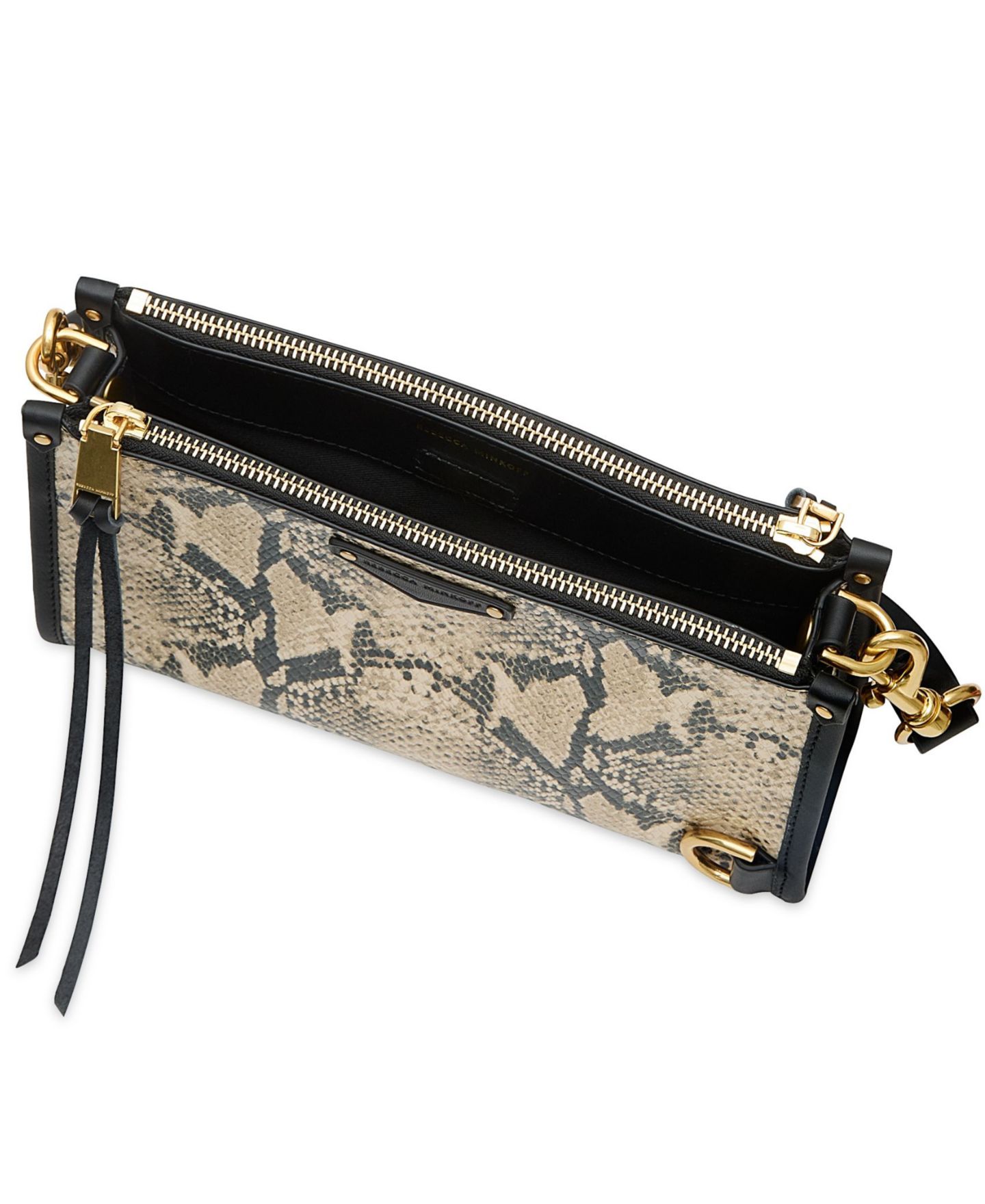 Женская маленькая сумка через плечо Rebecca Minkoff Mab Snake, цвет: Змеиный — фото 3