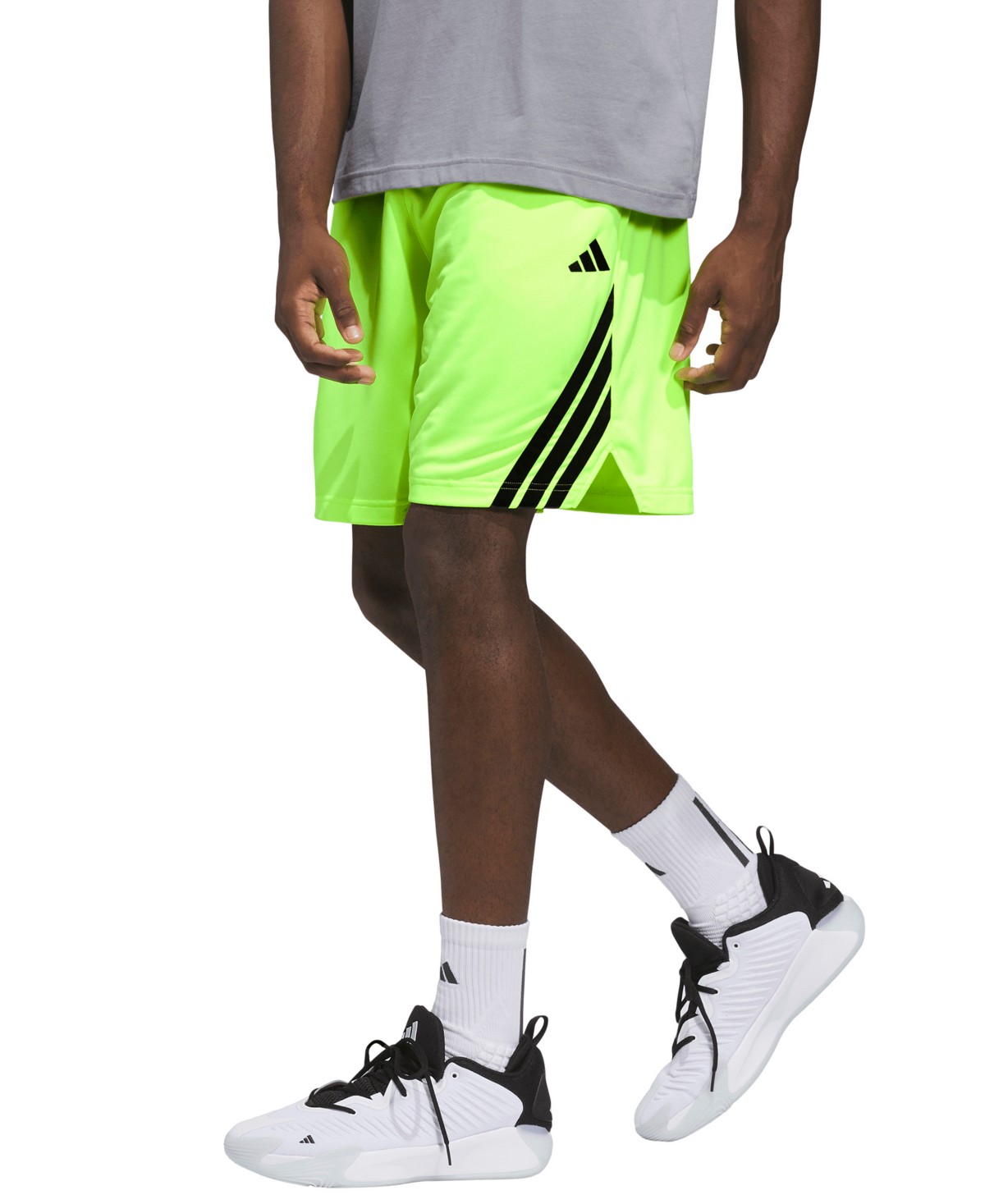 Мужские adidas Men's Three Stripes Legends Basketball Shorts — фото 1