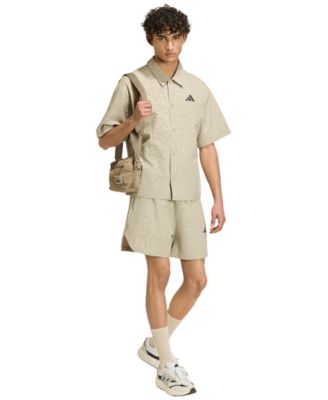 adidas Men's Tech Leopard Short-Sleeve Shirt - Macy's