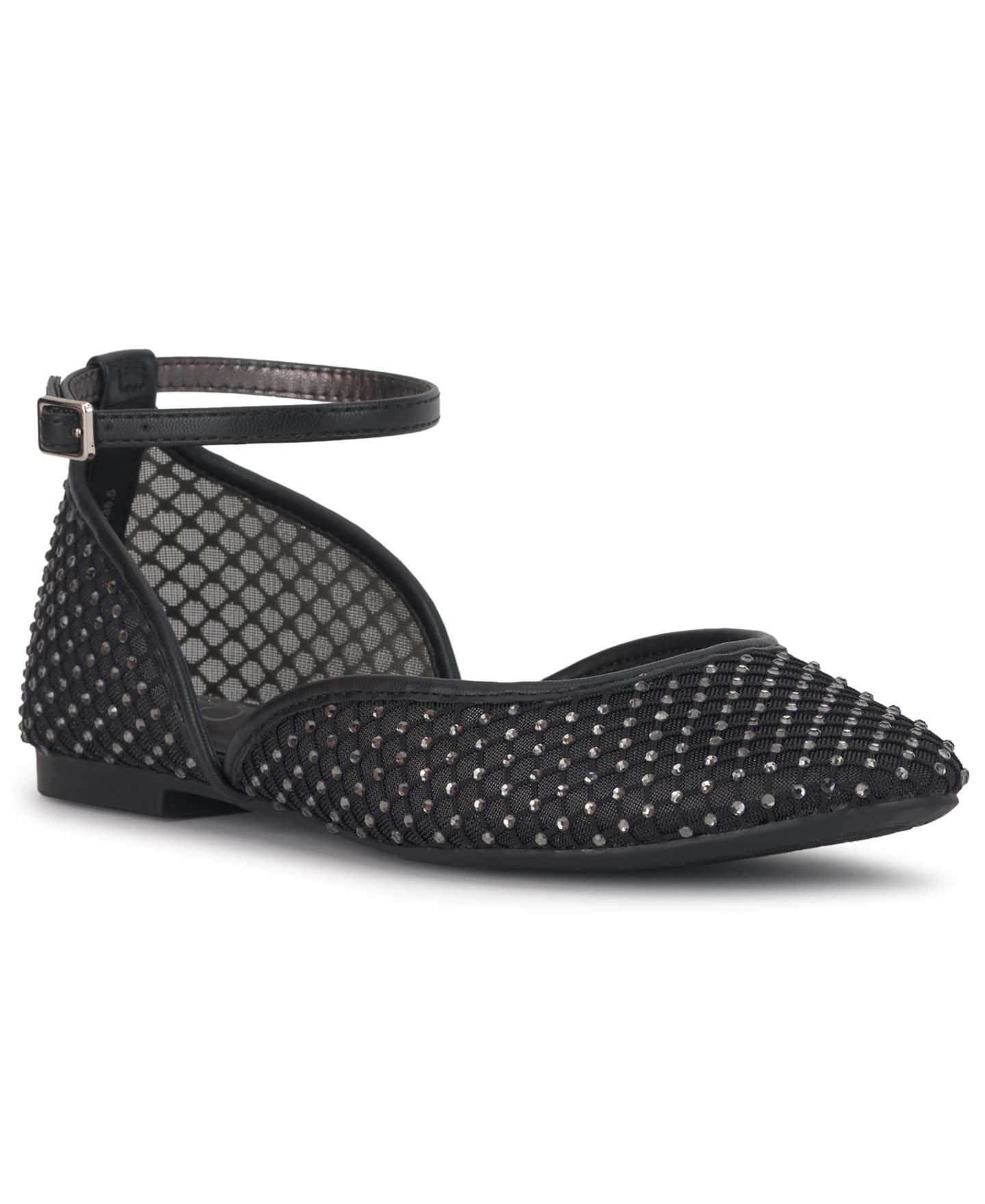 Женские балетки Jessica Simpson Laelli Mesh Ballet Flats, цвет: Чёрный — фото 1