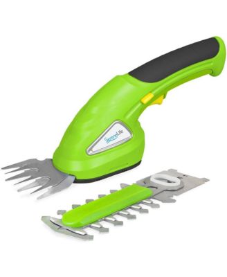 Cordless Handheld Grass Cutter Shears with Hedge Trimmer Blade