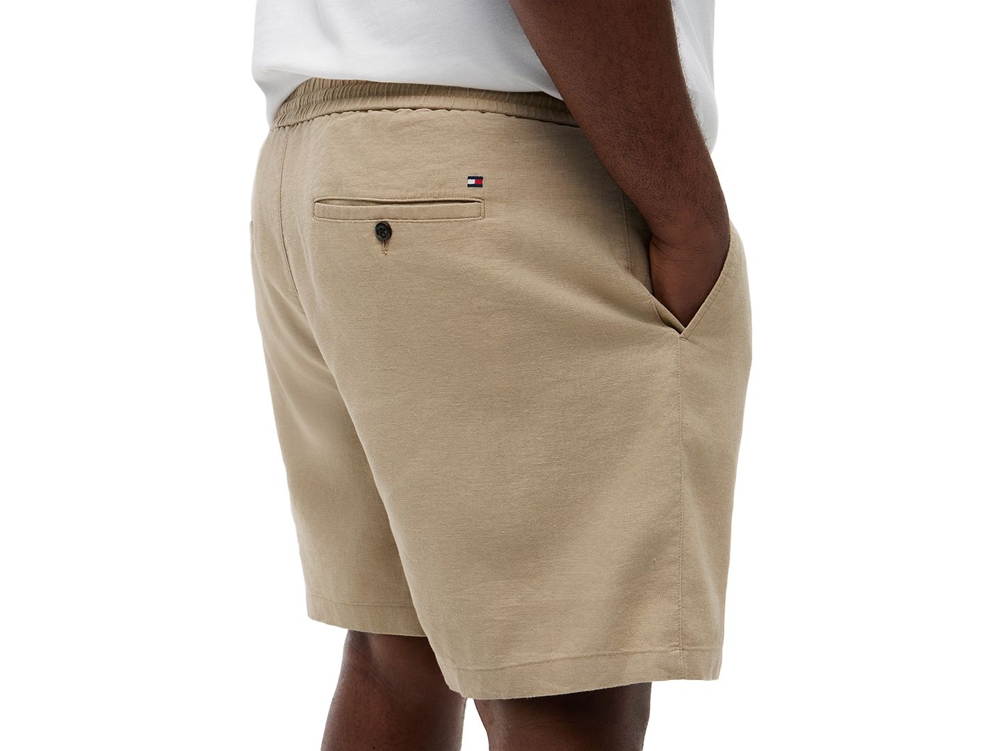 Мужские шорты Tommy Hilfiger Big & Tall 8" Regular-Fit, цвет: Хаки — фото 3