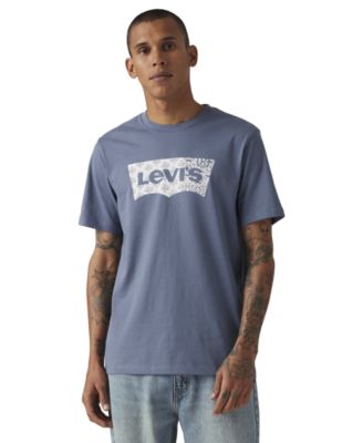 Men's Graphic Logo Batwing Short-Sleeve T-shirt