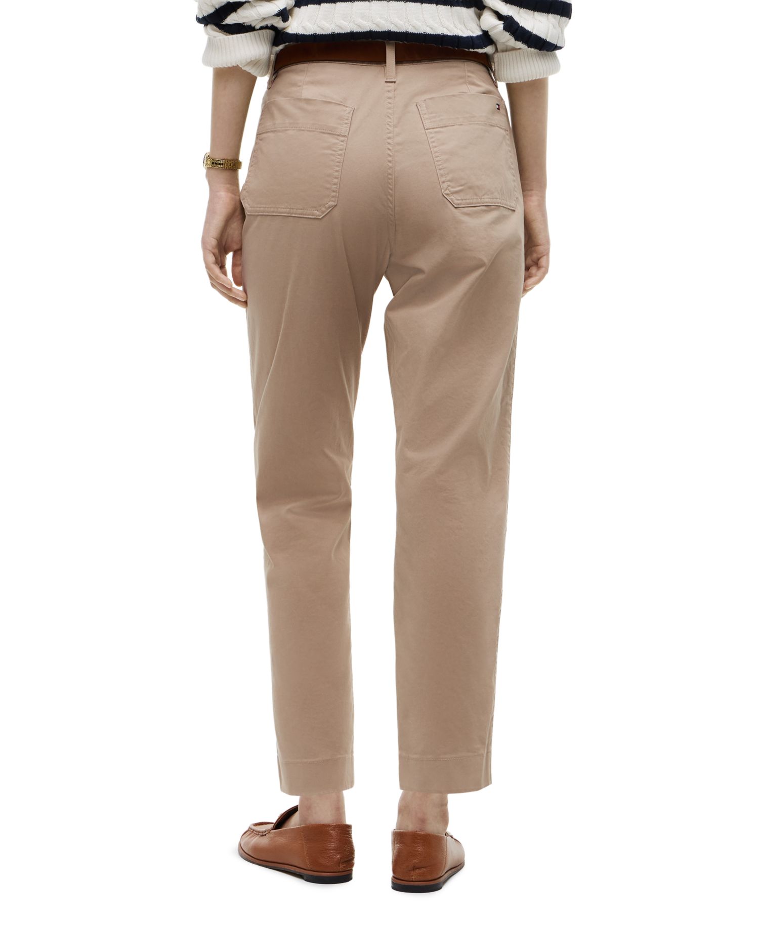 Women's Twill Patch Pocket Chinos Pants