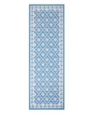 Printed Chenille Merley Runner Rug, 24" x 72"