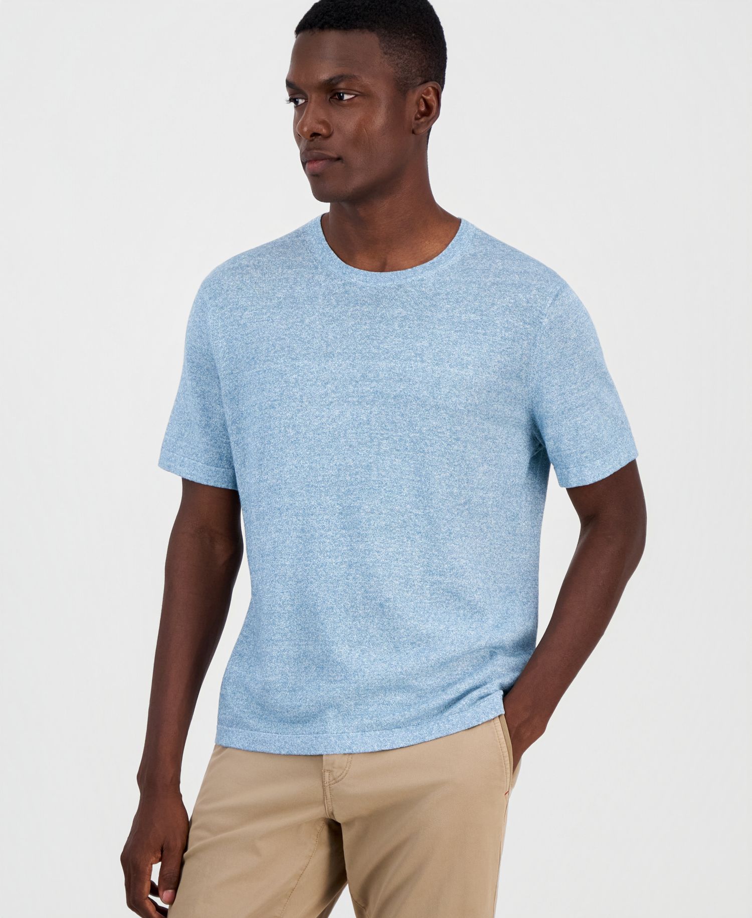 Men's Mouline Short Sleeve Crewneck T-Shirt