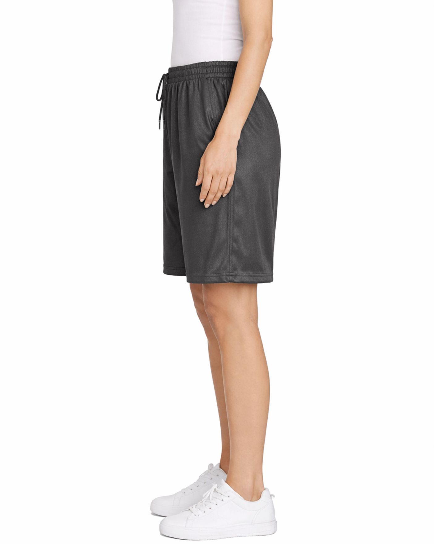 Женские шорты Jump Start Loose Fit Moisture-Wicking Performance Dazzle, цвет: Угольный — фото 2