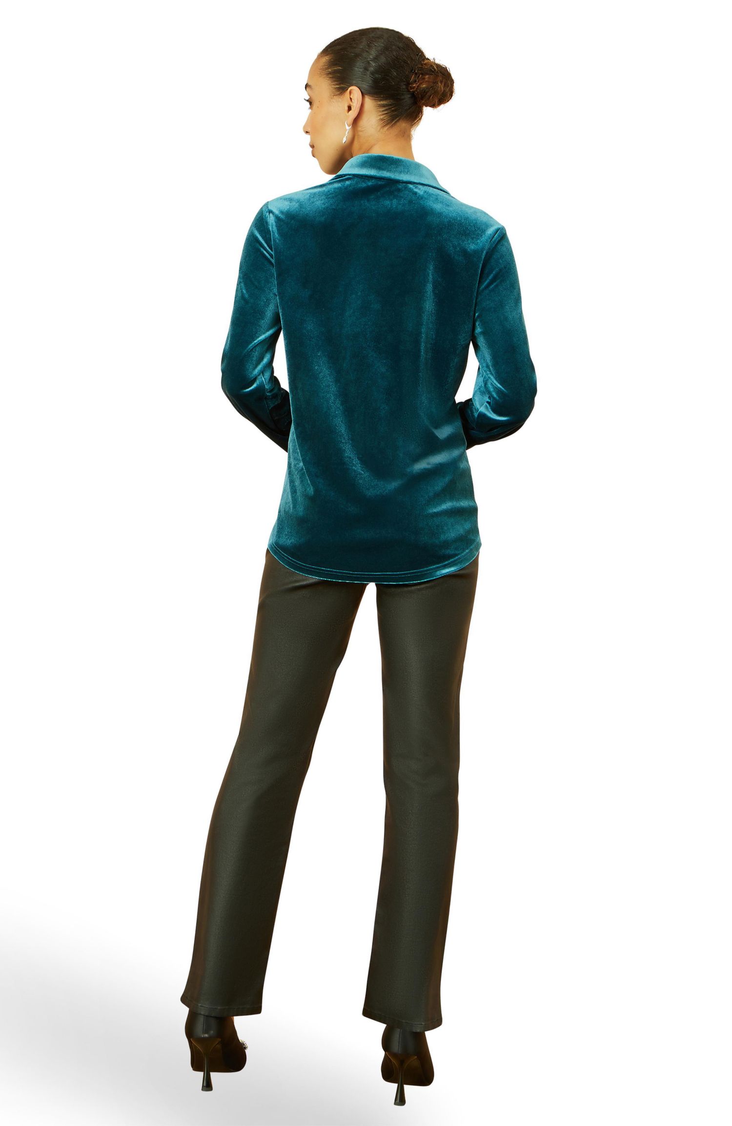 Women's Velvet Relaxed Fit Shirt
