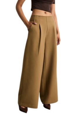 Women's Premium Wide Leg Tailored Trousers