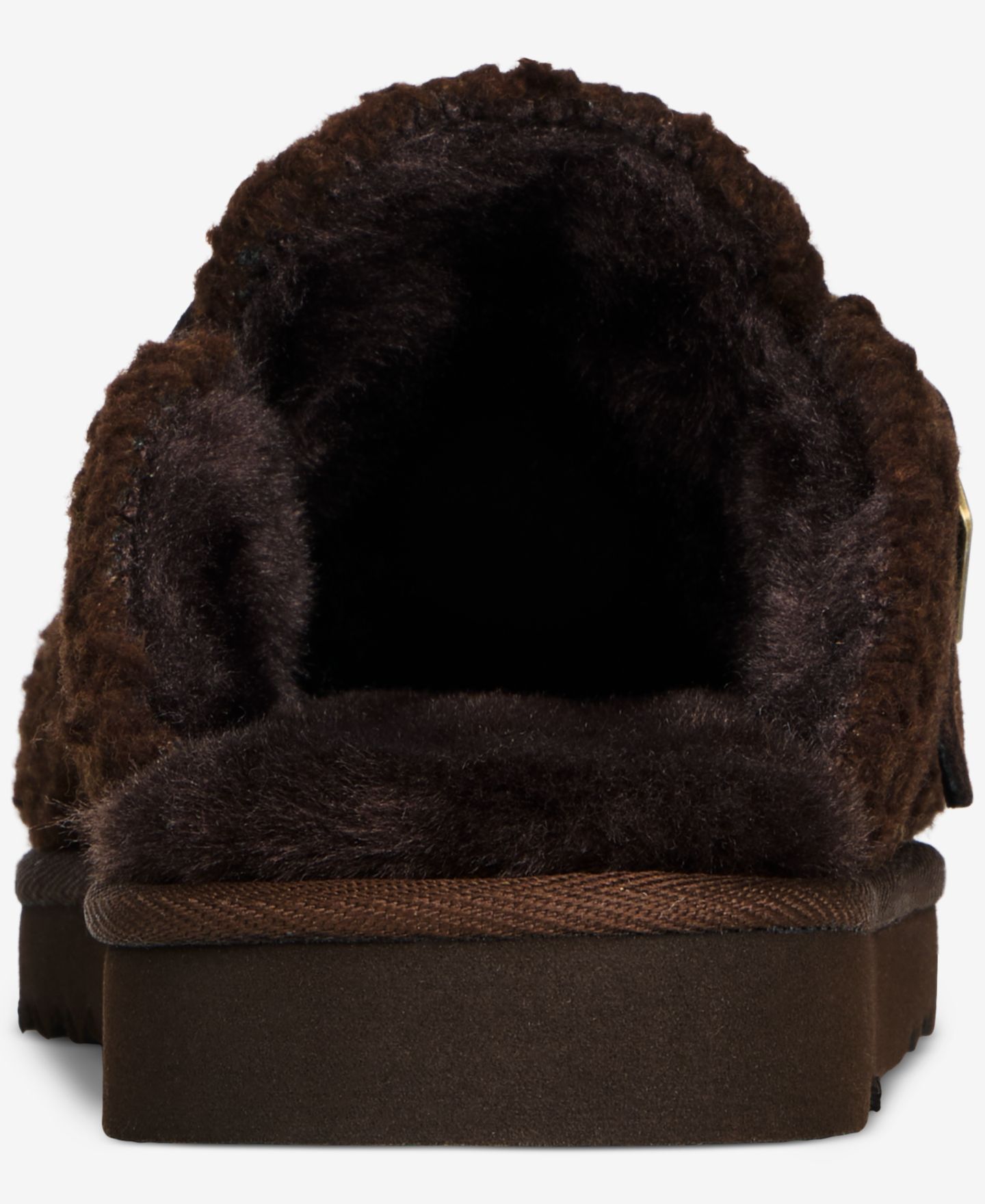 Женские тапочки Style & Co Ryderr Round Toe Slippers, цвет: Тёмный шоколадный — фото 3