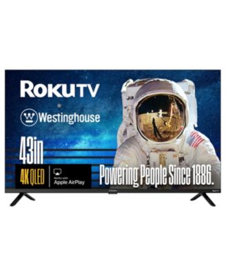 55" 4K UHD QLED Roku Smart TV with HDR10+, Dolby Vision, Wi-Fi, Alexa & Google Assistant