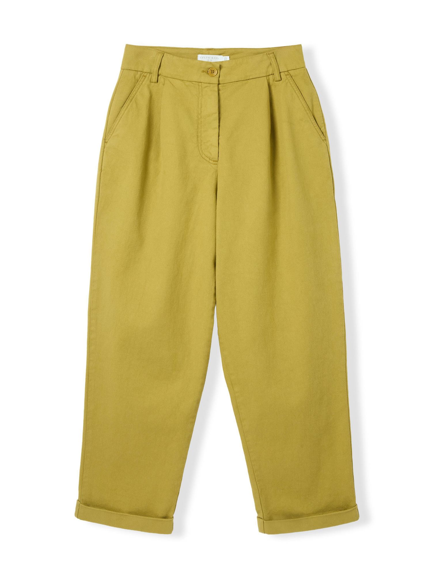 Women's Tapered Pleat-Front Pants
